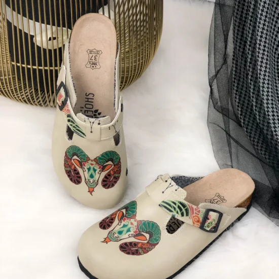 Alternative view of Ортопедични чехли Aries със стелка от естествена кожа 700096