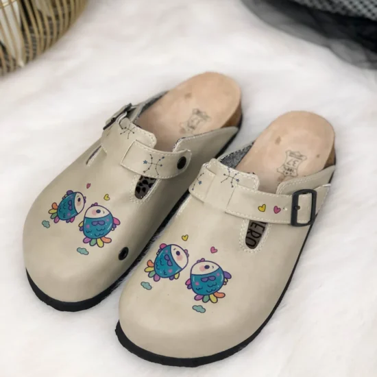 Alternative view of Ортопедични чехли Pisces със стелка от естествена кожа 700102