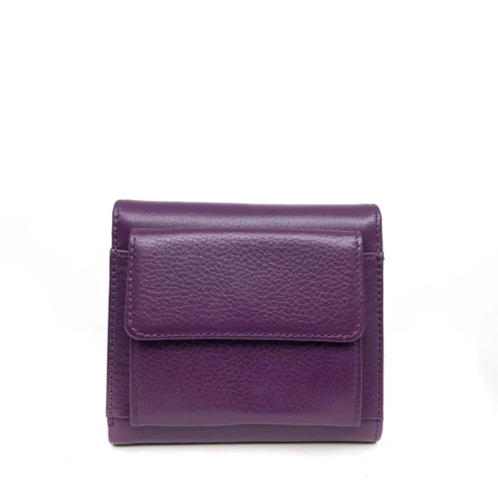 Alternative view of Лилаво луксозно портмоне от естествена кожа Phoenix 30025VL