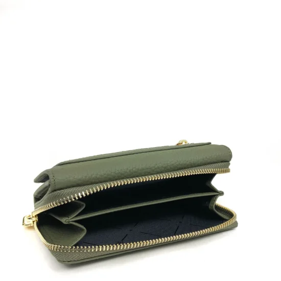 Alternative view of Зелен луксозен портфейл от естествена кожа Chicago 30029GD