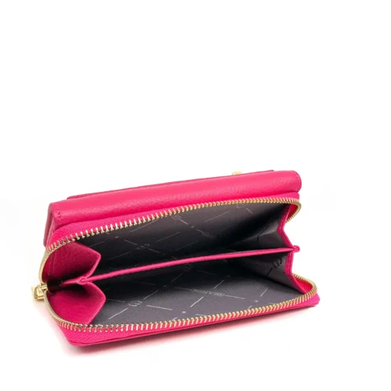 Цикламен луксозен портфейл от естествена кожа Chicago 30029FU /