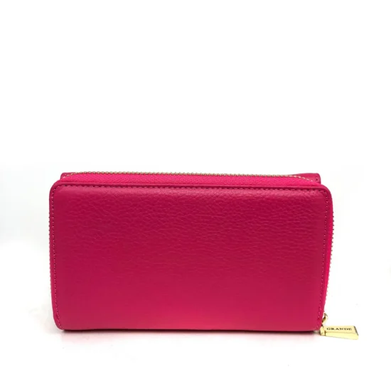 Alternative view of Цикламен луксозен портфейл от естествена кожа Chicago 30029FU