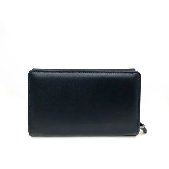 Черен луксозен портфейл от естествена кожа Seattle 30030BL /