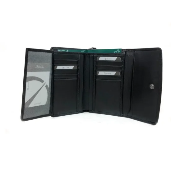 Alternative view of Черен луксозен портфейл от естествена кожа Seattle 30030BL