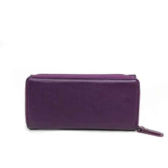 Лилав луксозен портфейл от естествена кожа Chicago 30033VL /