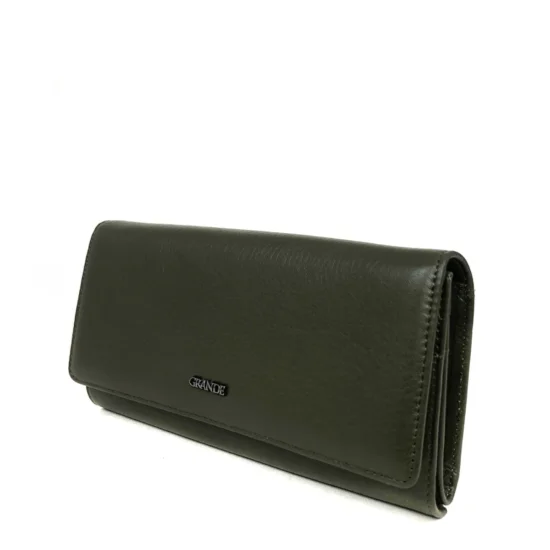 Alternative view of Зелен луксозен портфейл от естествена кожа New York 30032GR