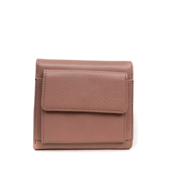 Alternative view of Розово луксозно портмоне от естествена кожа Phoenix 30025PK