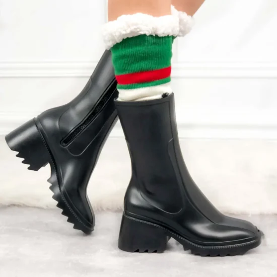 Alternative view of Гумени боти черни Hunter непромокаеми 10132BL