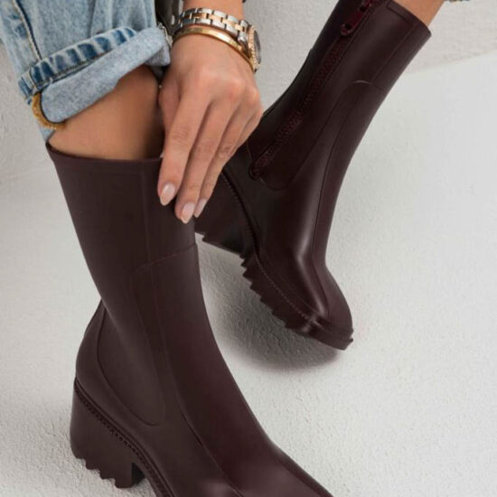 Гумени боти бордо Hunter непромокаеми 10132RD /