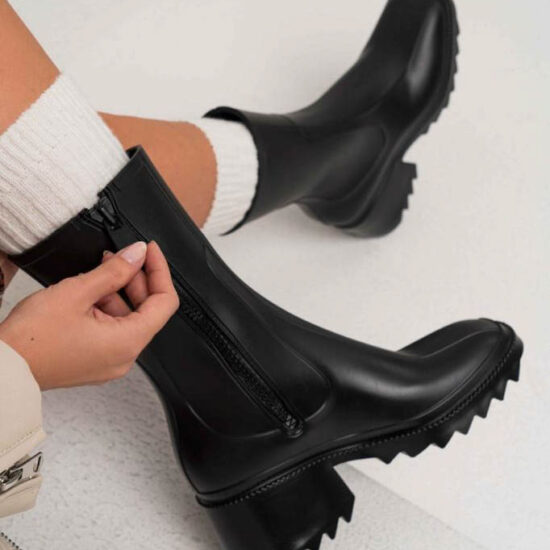 Гумени боти черни Hunter непромокаеми 10132BL /