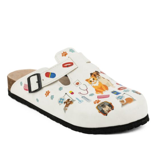 Ортопедични чехли за ветеринари със стелка от естествена кожа /