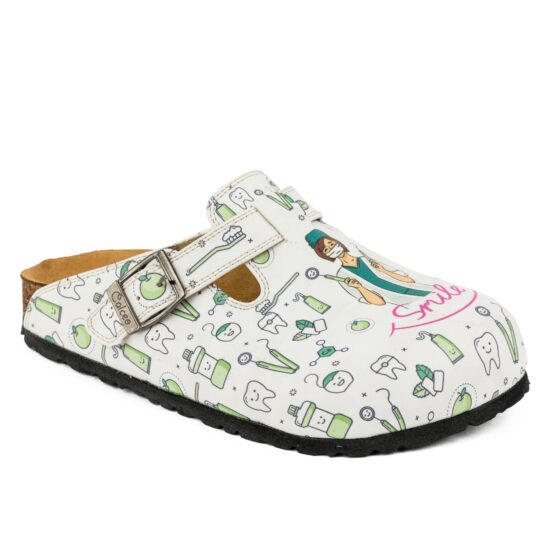 Ортопедични чехли Smiley със стелка от естествена кожа 700058 /