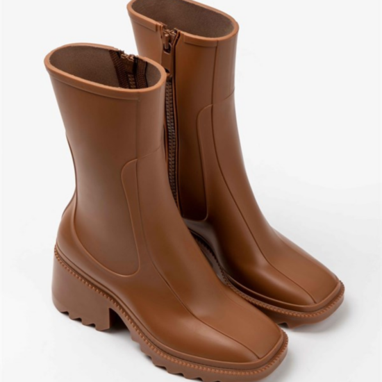 Alternative view of Гумени боти кафяви Hunter непромокаеми 10132NW