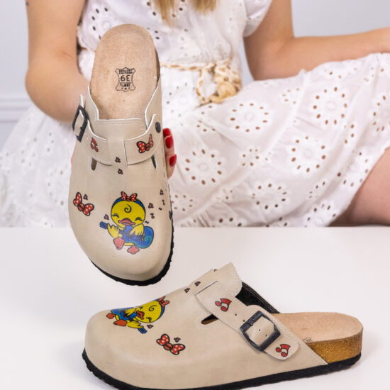 Alternative view of Ортопедични чехли Ducky със стелка от естествена кожа 700067