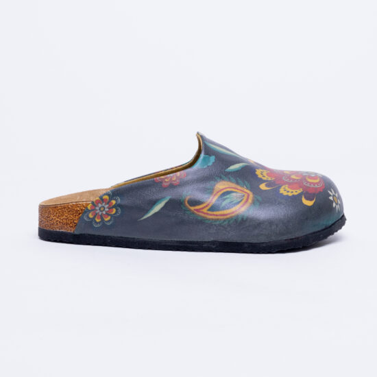 Ортопедични чехли със стелка от естествена кожа /