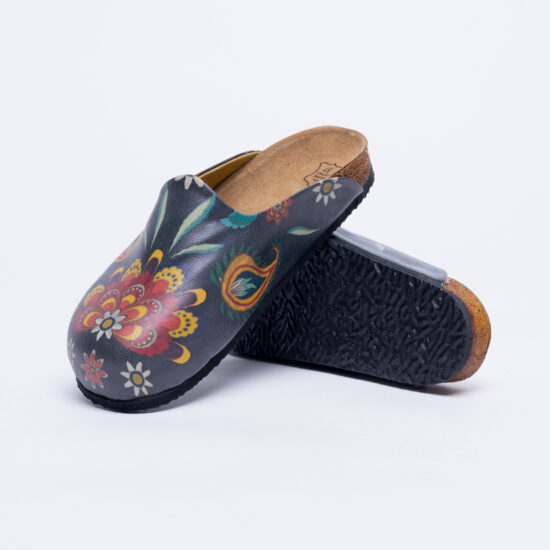 Ортопедични чехли със стелка от естествена кожа /