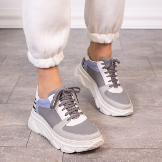 Alternative view of Дамски маратонки в сиво Daisy 10167EY