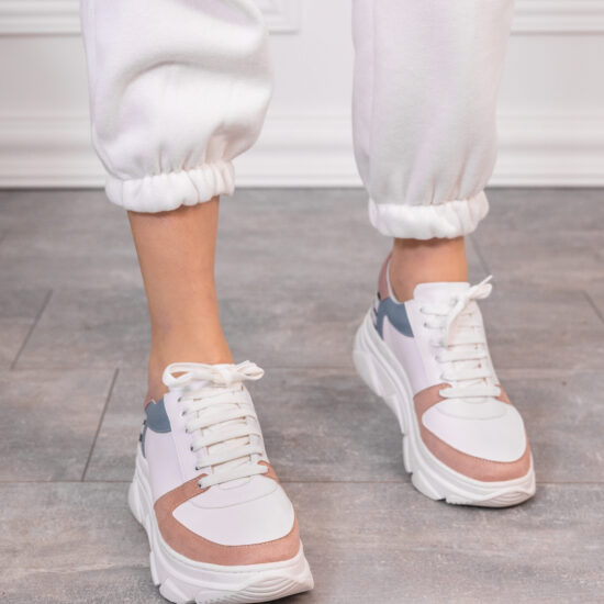 Дамски маратонки в бяло Daisy 10167WH /