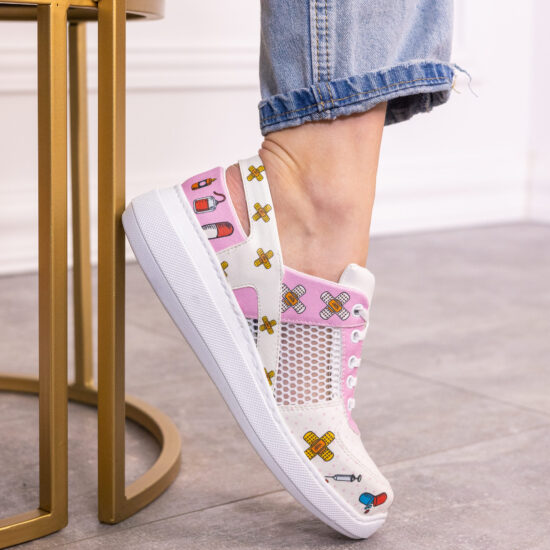 Alternative view of Медицински маратонки Nurse с отворена пета 600004