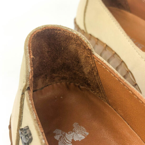 Бежови мокасини от мека естествена кожа с гъвкава подметка Venera 10226 /