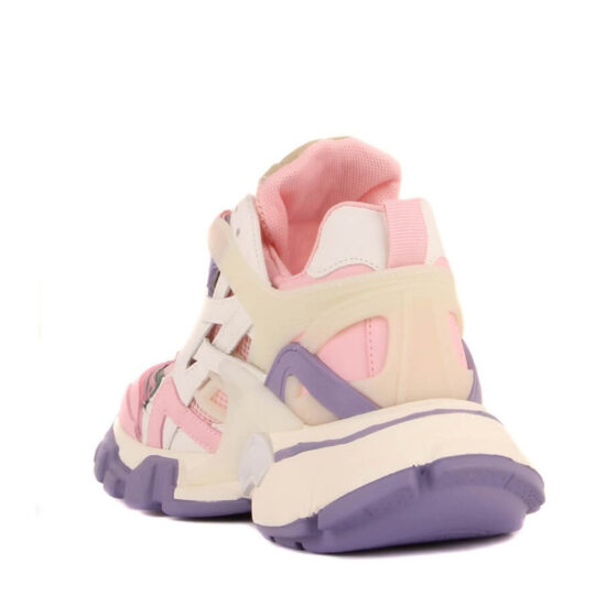 Модерни дамски маратонки Track розово-лилави 10178 /