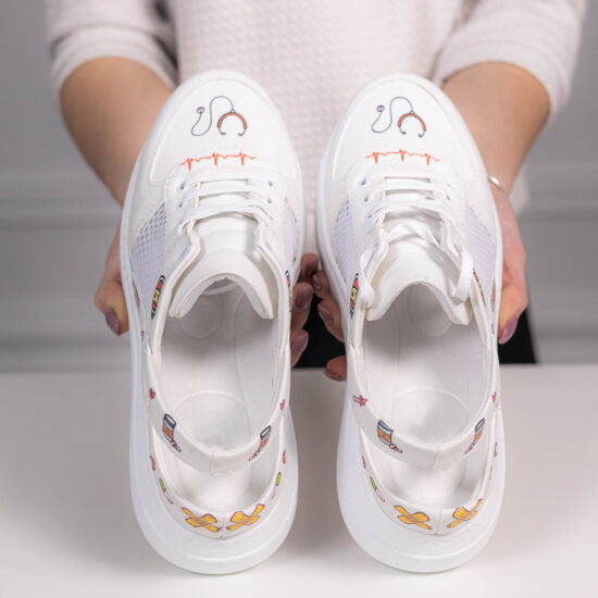 Alternative view of Медицински маратонки Medicine с отворена пета 600008