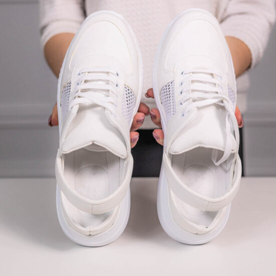 Alternative view of Медицински маратонки White с отворена пета 600007