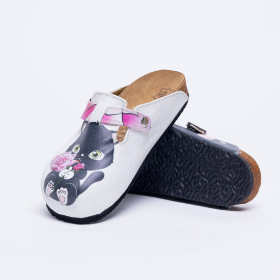 Yin&Yang Ортопедични чехли със стелка от естествена кожа /