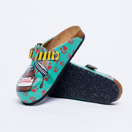 Greedy Fox Ортопедични чехли със стелка от естествена кожа /