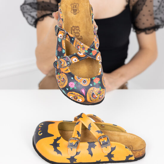 Alternative view of Ортопедични чехли Halloween със стелка от естествена кожа  700164