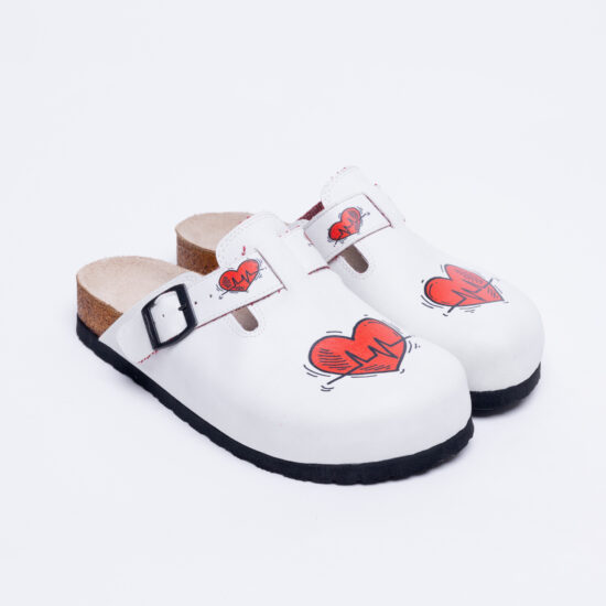 Alternative view of Ортопедични чехли със стелка от естествена кожа