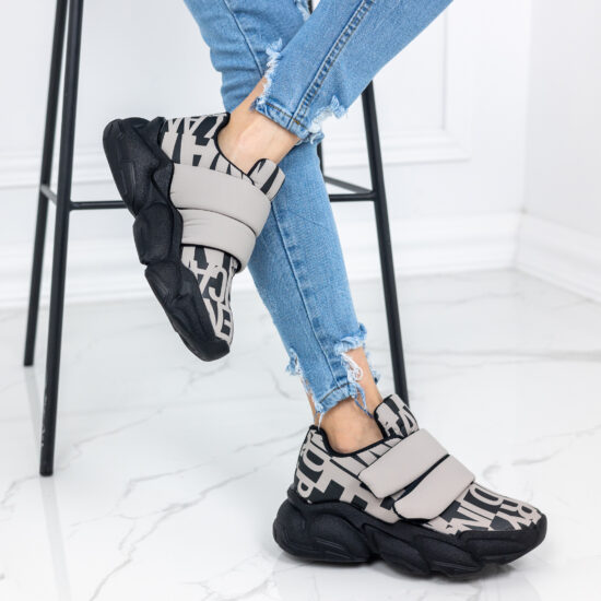 Alternative view of Спортни обувки с висока подметка и велкро Lettera  10569