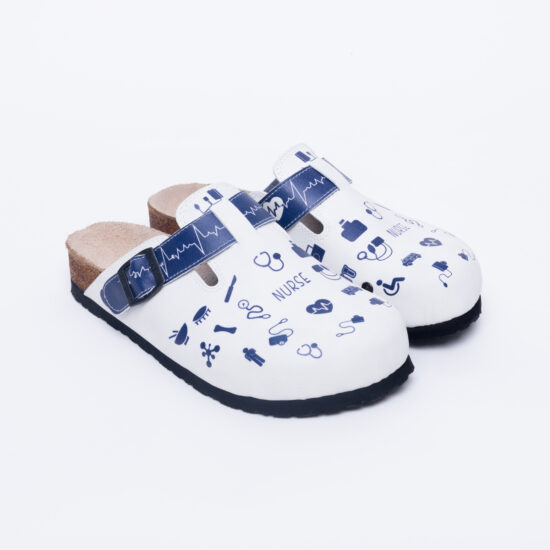 Alternative view of Ортопедични медицински чехли със стелка от естествена кожа