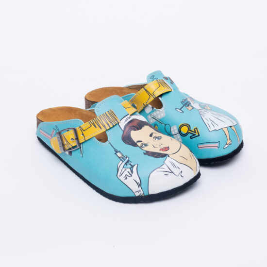 Alternative view of Ортопедични чехли  със стелка от естествена кожа