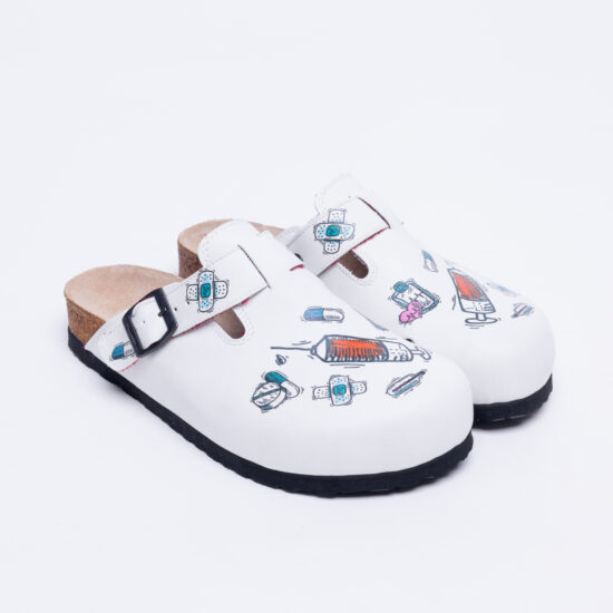 Alternative view of Ортопедични чехли със стелка от естествена кожа