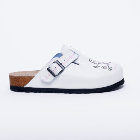 Ортопедични чехли със стелка от естествена кожа /