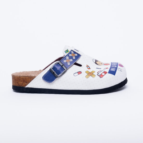 Ортопедични медицински чехли със стелка от естествена кожа /