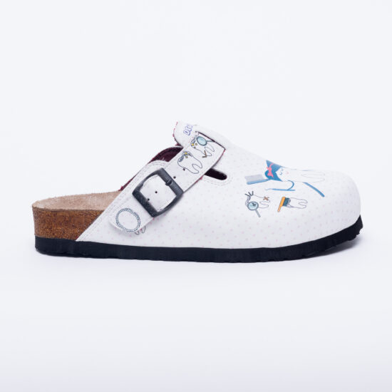 Ортопедични чехли със стелка от естествена кожа /