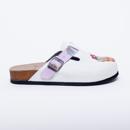 Ортопедични чехли със стелка от естествена кожа /