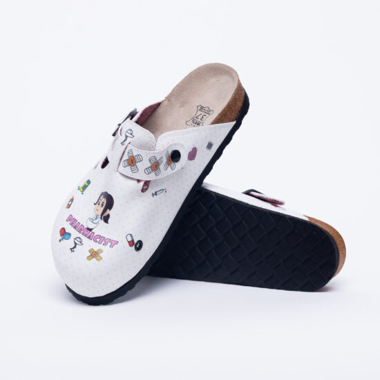 Ортопедични чехли със стелка от естествена кожа /