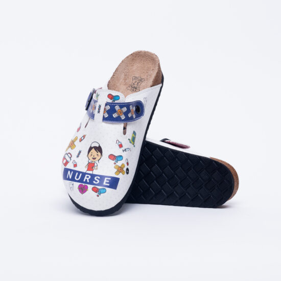 Ортопедични медицински чехли със стелка от естествена кожа /