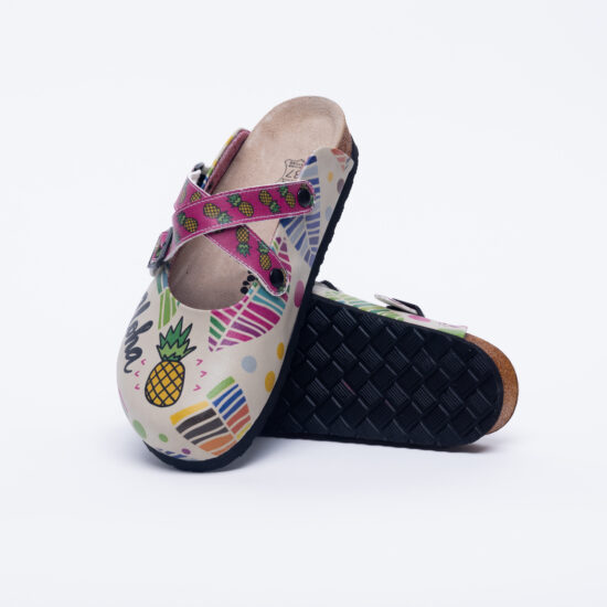 Ортопедични чехли със стелка от естествена кожа /