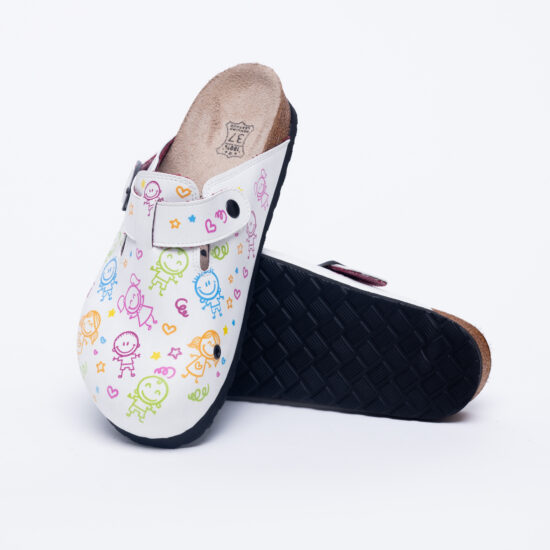 Ортопедични чехли със стелка от естествена кожа /