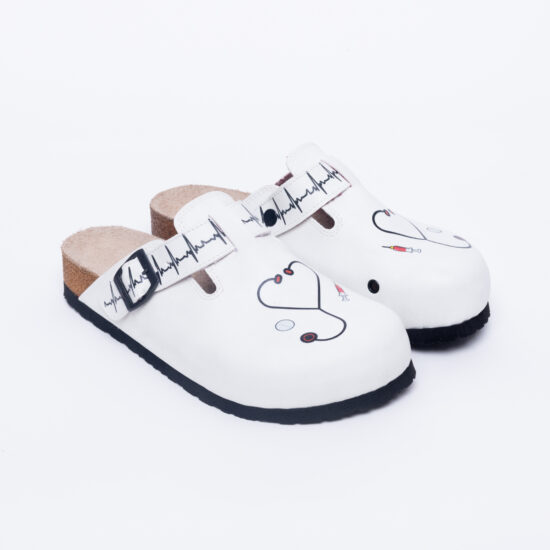 Alternative view of Ортопедични чехли със стелка от естествена кожа