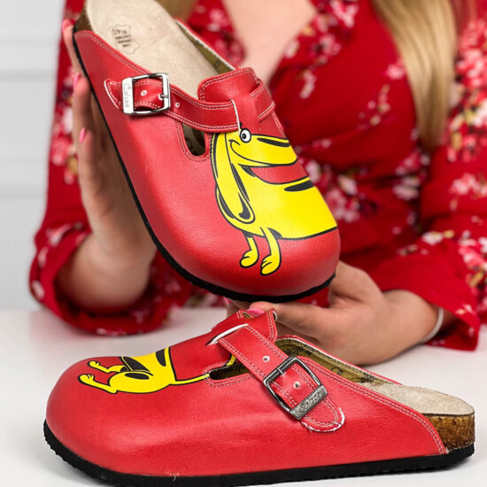 Alternative view of Ортопедични чехли Long Dog със стелка от естествена кожа 700181