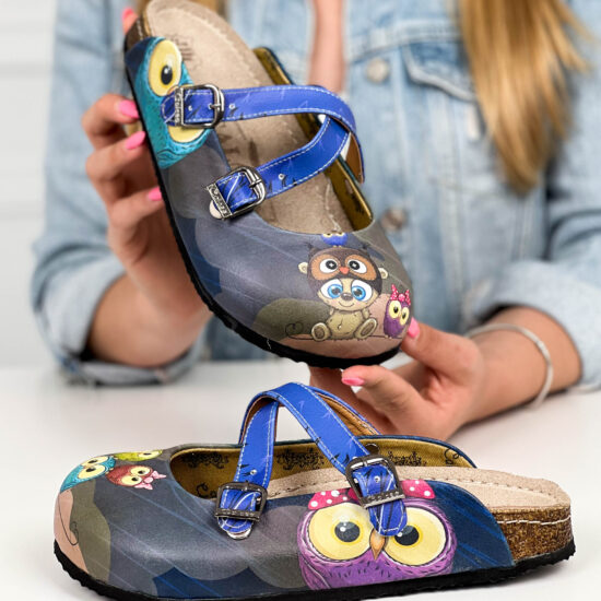 Alternative view of Ортопедични чехли Cute Аnimals със стелка от естествена кожа 700185