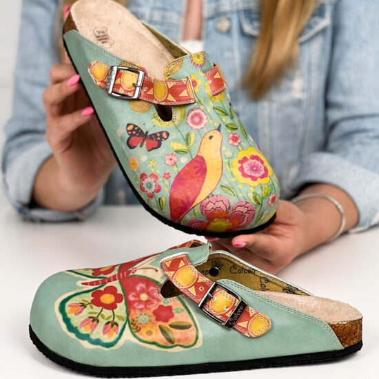 Alternative view of Ортопедични чехли със стелка от естествена кожа