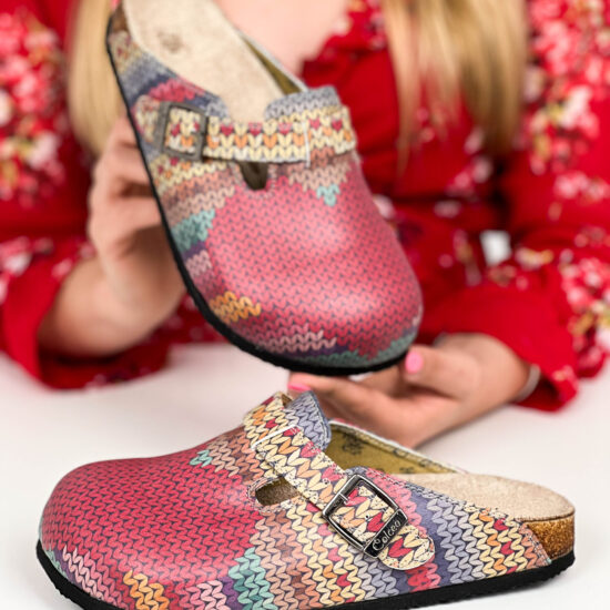 Alternative view of Ортопедични чехли Heart със стелка от естествена кожа 700197