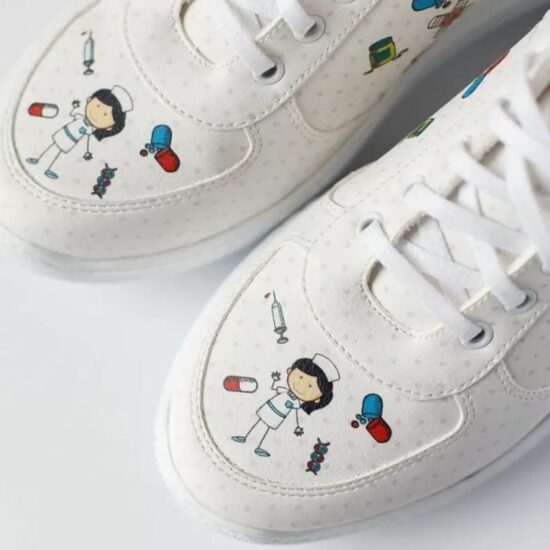 Работни маратонки Pharma с принт 600021 /