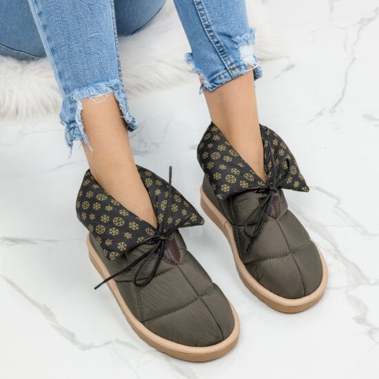 Alternative view of Модерни дамски зелени апрески Snowy 10631